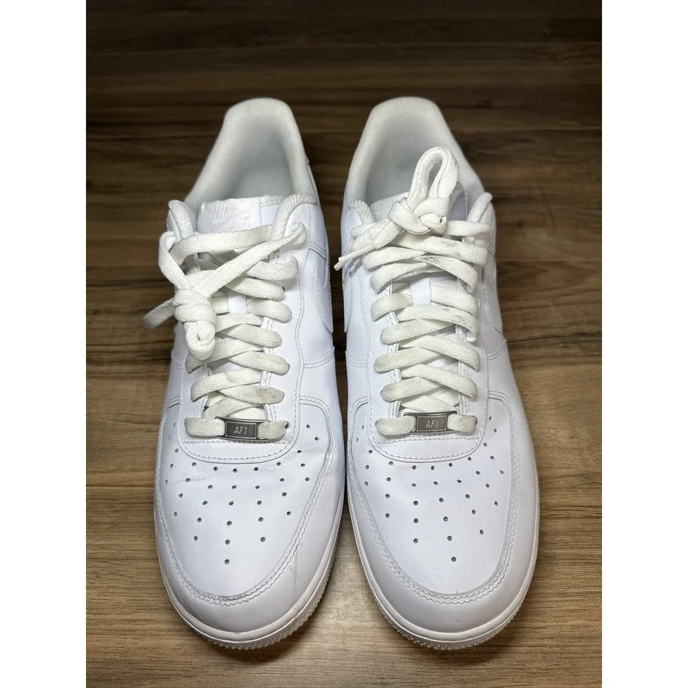 Size 12.5 - Nike Air Force 1 '07 Low Triple‎ White